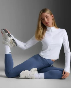 Flex Waffle 1/2 Zip Long Sleeve