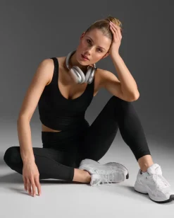 Fluid Longline Bra
