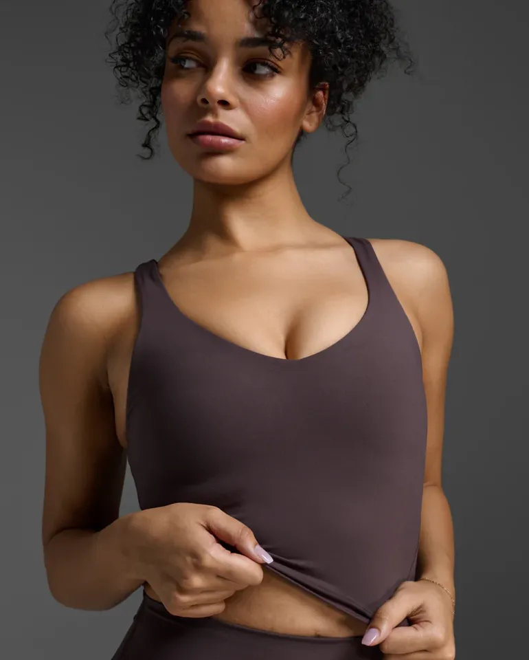 Fluid Longline Bra