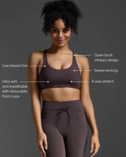Fluid Open Back Bra