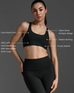 Fluid Open Back Bra
