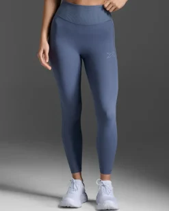 Ribbed Hi-Rise Compression Tights